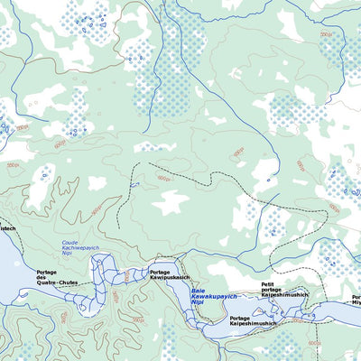 Natural Resources Canada Ruisseau Gaulier, QC (032N05 Toporama) digital map