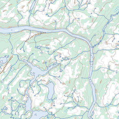 Natural Resources Canada Ruisseau Laperottière (024D11 Toporama) digital map