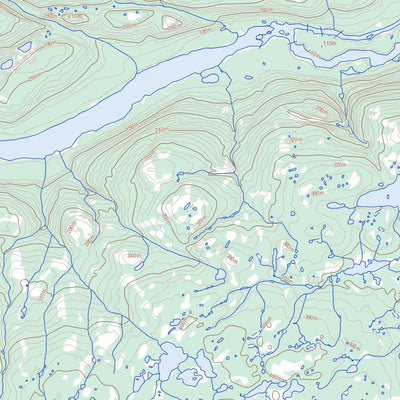 Natural Resources Canada Ruisseau Missègle, QC (024E03 Toporama) digital map
