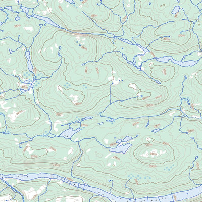 Natural Resources Canada Ruisseau Soupras, QC (024D13 Toporama) digital map