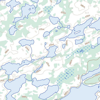 Natural Resources Canada Rupp Lake, NT (085P16 Toporama) digital map