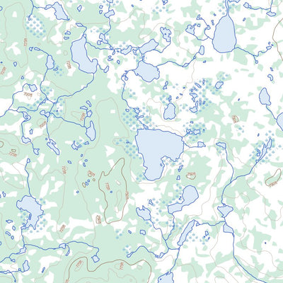 Natural Resources Canada Rusnak Lake, MB (064H09 Toporama) digital map
