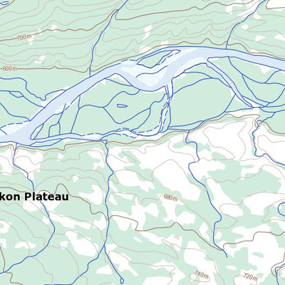 Natural Resources Canada Russell Creek, YT (105N05 Toporama) digital map