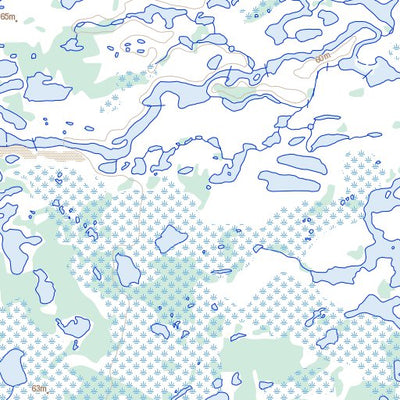 Natural Resources Canada Russell Esker, MB (054M06 Toporama) digital map