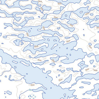Natural Resources Canada Russell Esker, MB (054M06 Toporama) digital map