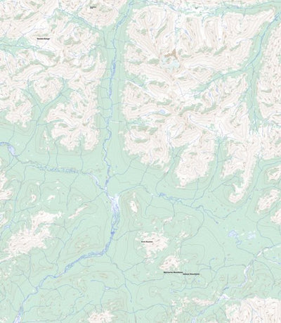 Natural Resources Canada Rusty Mountain, YT (106C05 Toporama) digital map