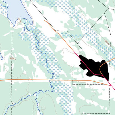 Natural Resources Canada Ruth Lake, AB (074D13 Toporama) digital map