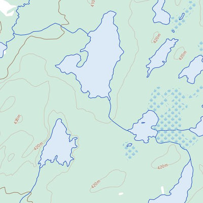 Natural Resources Canada Rutherford Lake, SK (064E06 Toporama) digital map