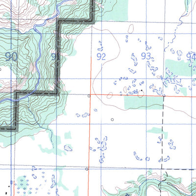Natural Resources Canada Rycroft, AB (083M15 CanMatrix) digital map