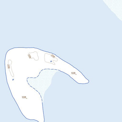 Natural Resources Canada Sabine Island, NU (046M10 Toporama) digital map