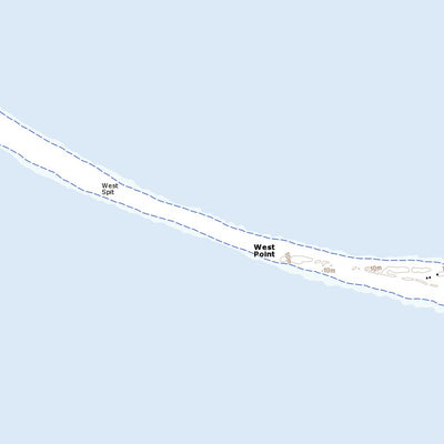 Natural Resources Canada Sable Island (010N16 Toporama) digital map