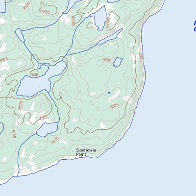 Natural Resources Canada Sachowia Point, NT (075L05 Toporama) digital map