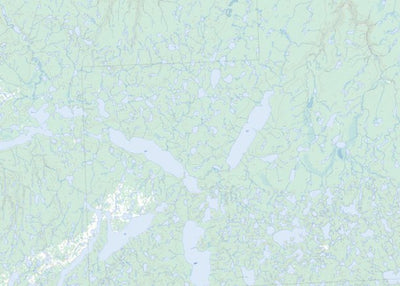 Natural Resources Canada Sadene Lake, NT (097B14 Toporama) digital map