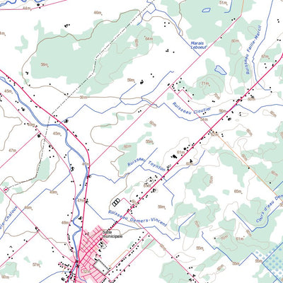 Natural Resources Canada Saint-Chrysostome, QC (031H04 Toporama) digital map