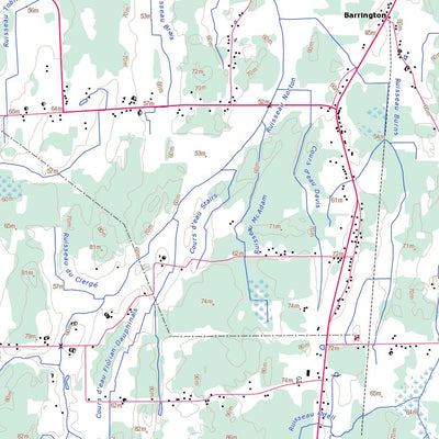 Natural Resources Canada Saint-Chrysostome, QC (031H04 Toporama) digital map
