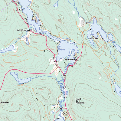 Natural Resources Canada Saint-Donat-De-Montcalm, QC (031J08 Toporama) digital map