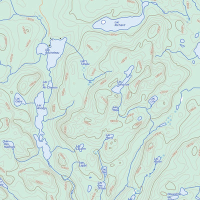 Natural Resources Canada Saint-Guillaume-Nord, QC (031J09 Toporama) digital map