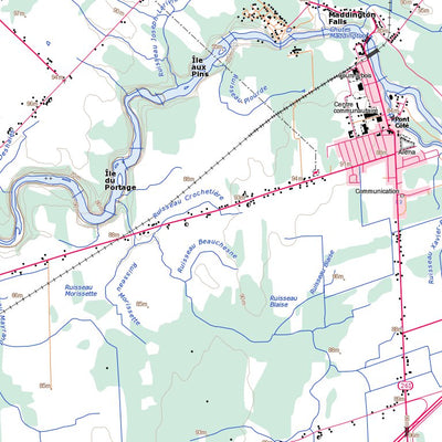 Natural Resources Canada Saint-Léonard-D'Aston, QC (031I01 Toporama) digital map