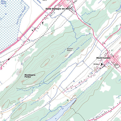 Natural Resources Canada Saint-Pacôme, QC (021N05 Toporama) digital map