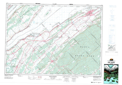 Natural Resources Canada Saint-Raphaël, QC (021L15 CanMatrix) digital map
