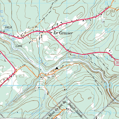 Natural Resources Canada Saint-Raphaël, QC (021L15 CanMatrix) digital map