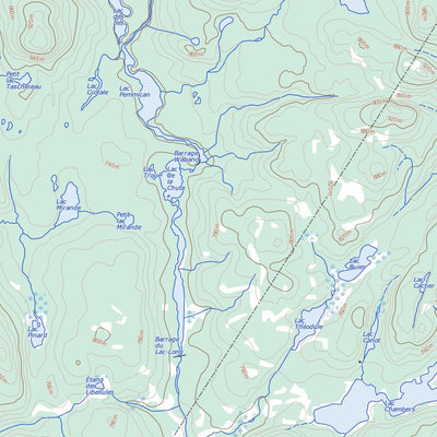 Natural Resources Canada Saint-Urbain, QC (021M10 Toporama) digital map