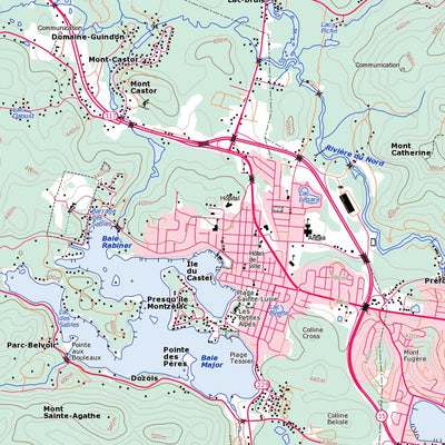 Natural Resources Canada Sainte-Agathe-Des-Monts, QC (031J01 Toporama) digital map