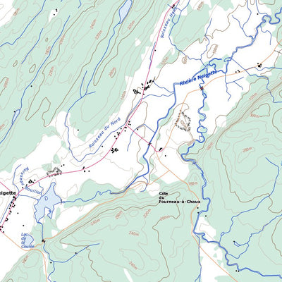 Natural Resources Canada Sainte-Blandine, QC (022C08 Toporama) digital map