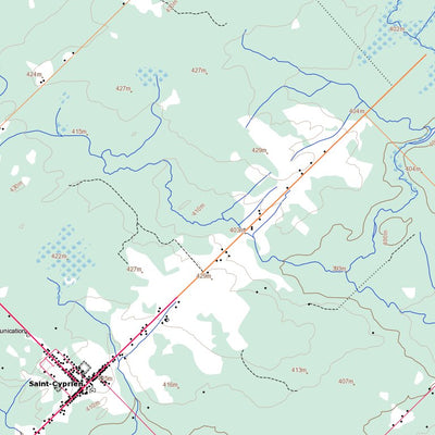 Natural Resources Canada Sainte-Justine, QC (021L08 Toporama) digital map