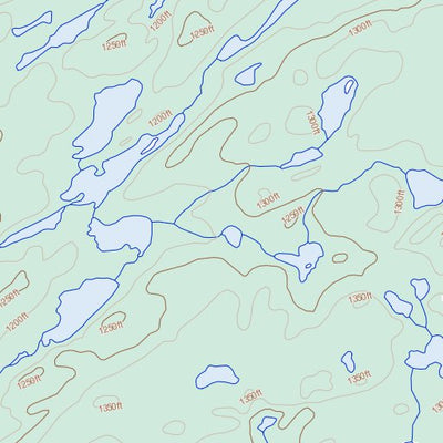 Natural Resources Canada Salkeld Lake, NT (075F05 Toporama) digital map