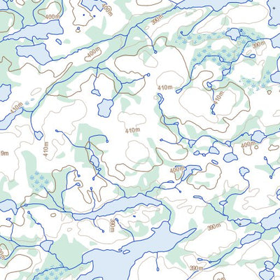Natural Resources Canada Sanderson Lake, NT (075H07 Toporama) digital map