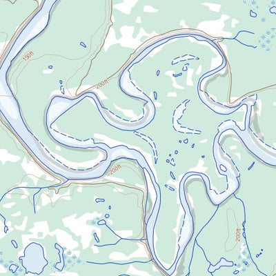Natural Resources Canada Sans Sault Rapids, NT (106H10 Toporama) digital map