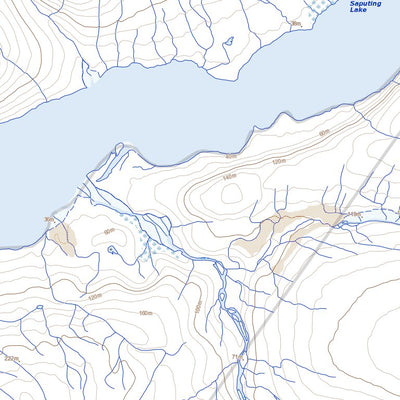 Natural Resources Canada Saputing Lake (047F10 Toporama) digital map