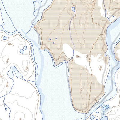 Natural Resources Canada Saputit Lake, NU (046M04 Toporama) digital map