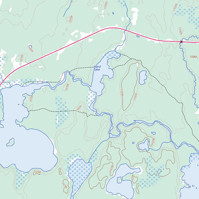 Natural Resources Canada Sarginson Lake, SK (063L11 Toporama) digital map