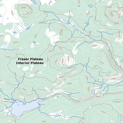 Natural Resources Canada Satah Mountain, BC (093C07 Toporama) digital map