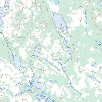 Natural Resources Canada Sawbill Lake, NL (023G07 Toporama) digital map