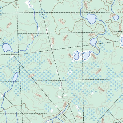 Natural Resources Canada Sawn Lake, AB (084B13 Toporama) digital map