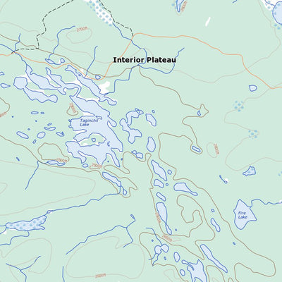Natural Resources Canada Saxton Lake (093J03 Toporama) digital map
