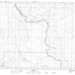 Natural Resources Canada Scandia, AB (082I08 CanMatrix) digital map