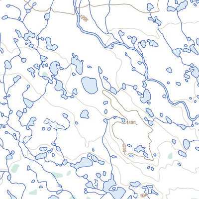 Natural Resources Canada Scarab Point, NU (055J14 Toporama) digital map