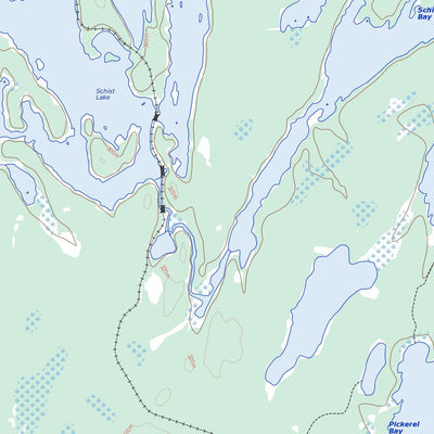 Natural Resources Canada Schist Lake, MB (063K12 Toporama) digital map