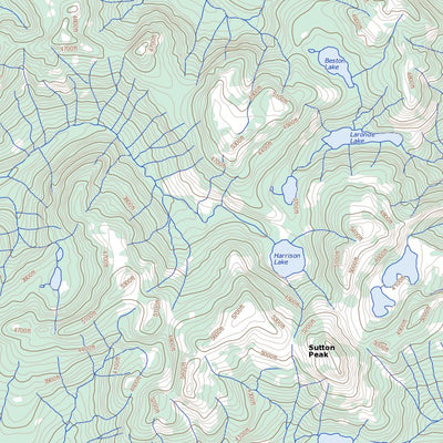 Natural Resources Canada Schoen Lake (092L01 Toporama) digital map