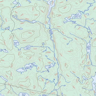 Natural Resources Canada Schreiber, ON (042D14 Toporama) digital map