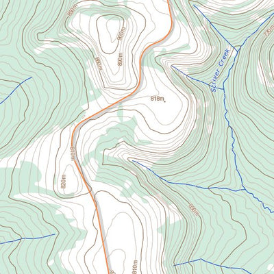 Natural Resources Canada Scriver Creek, YT (116H13 Toporama) digital map