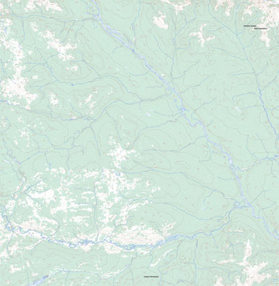 Natural Resources Canada Scurvy Creek, YT (105B15 Toporama) digital map