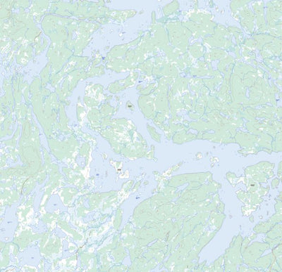 Natural Resources Canada Seaman Island, MB (064J15 Toporama) digital map