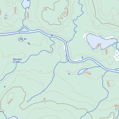 Natural Resources Canada Seaplane Lake, NT (095E07 Toporama) digital map