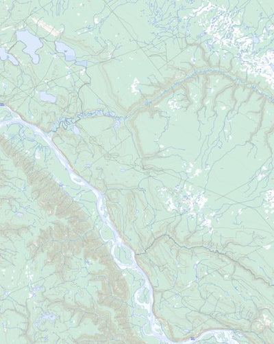 Natural Resources Canada Seguin Lakes, NT (106L09 Toporama) digital map
