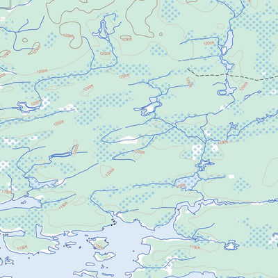 Natural Resources Canada Seine Bay (052C10 Toporama) digital map